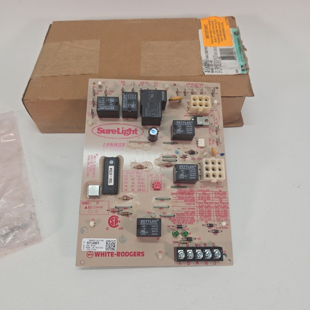 Lennox SureLight 97L4801 / 50A62-121 Furnace Control Circuit Board